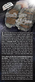 God's Law of Love (TRACT)
